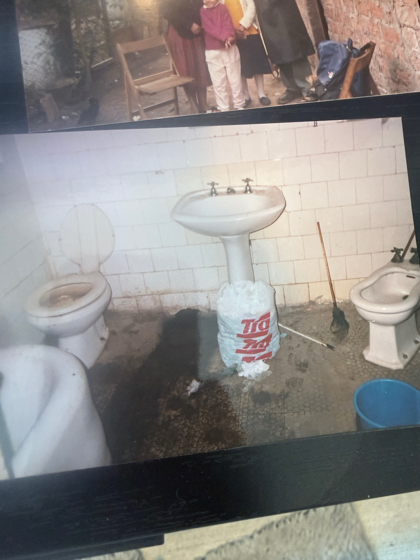 The bathroom in our apartment in Argentina that we used for two years